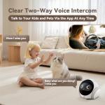 Smart Pet Camera with Night Vision and Audio