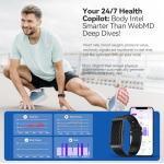 Smart Fitness Tracker Bracelet with Heart Rate Monitor