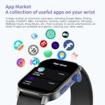 KAPULUN LC212 AI Smartwatch - 32GB, Voice Assistant