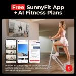 Sunny Health Smart Foldable Cardio Stepper with App