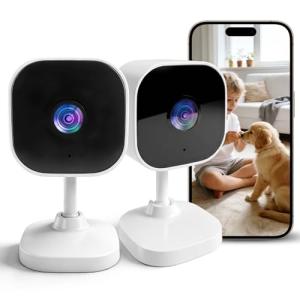 Dual-Band 2K Indoor Security Cameras - 2 Pack