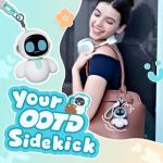 ENERGIZE LAB Eiliko Aquamarine - Your Tiny AI Charm Robot That Matches Every Daily Outfit, Fun Electronic Pendant Toys, for Couples and Best Friends.