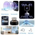 Dual-Band 2K Indoor Security Cameras - 2 Pack