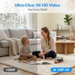 Dual-Band 2K Indoor Security Cameras - 2 Pack