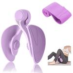 Tinrief 35 LB Thigh Exerciser Kegel Exerciser, Pelvic Floor Trainer, Kegel Trainer for Postpartum Rehabilitation, Trimmer Inner Thigh, Thigh Toner Workout (35LB Purple)