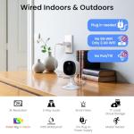 AOQEE 2K WiFi Surveillance Camera for Baby and Pets