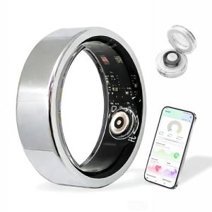 Waterproof Smart Health Ring with Bluetooth Tracking