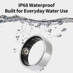 Waterproof Smart Health Ring with Bluetooth Tracking