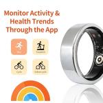 Waterproof Smart Health Ring with Bluetooth Tracking