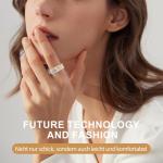 Smart Health Tracker Ring with Heart Rate Monitor