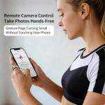 Waterproof Smart Health Ring with Bluetooth Tracking