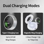 Waterproof Smart Health Ring with Bluetooth Tracking