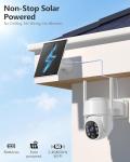 2K Wireless Solar Security Camera System with AI