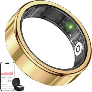 Smart Ring Health Tracker for Heart Rate & Sleep