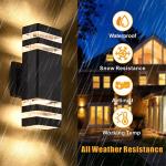 DASTOR 4 Pack Modern Outdoor Wall Lights