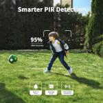 Solar-Powered 360° Pan/Tilt Outdoor Security Camera