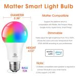 Smart RGB LED Bulb Compatible with Alexa/Google Home