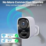 2026 2K Wireless Security Camera with AI Features