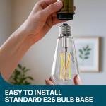 Linkind Smart WiFi Edison Bulbs, 4-Pack