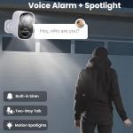 2026 2K Wireless Security Camera with AI Features