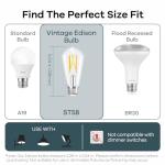 Linkind Smart WiFi Edison Bulbs, 4-Pack