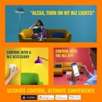 WiZ Smart LED Bulb with Voice Control and Automation