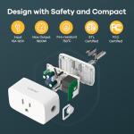 Linkind Matter Smart Plug - Works with Siri, Alexa, Google