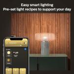 Philips Hue White Smart Bulb, 1100 Lumens