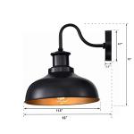 Diyel Industrial Rustic Outdoor Barn Wall Light