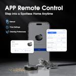 ZC WAS 2-in-1 Robot Vacuum and Mop Combo