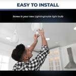 Lightinginside WiFi Smart Light Bulbs, 2-Pack