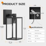 LED Outdoor Wall Light Fixture for Entryways