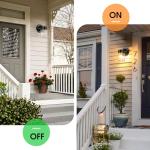 MATAMEYE Jelly Jar Outdoor Wall Lanterns - 2 Pack