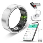 Waterproof Smart Fitness Ring with Health Tracking