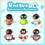 ENERGIZE LAB Eiliko Aquamarine - Your Tiny AI Charm Robot That Matches Every Daily Outfit, Fun Electronic Pendant Toys, for Couples and Best Friends.