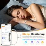 RIFESI Women's Smart Bracelet with Health Monitor