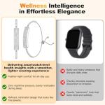 RIFESI Women's Smart Bracelet with Health Monitor