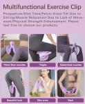 Tinrief 35 LB Thigh Exerciser Kegel Exerciser, Pelvic Floor Trainer, Kegel Trainer for Postpartum Rehabilitation, Trimmer Inner Thigh, Thigh Toner Workout (35LB Purple)