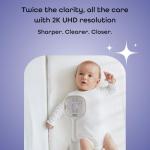 Hubble Connected 2K UHD AI Baby Monitor
