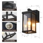JOKAONOTL Dusk-to-Dawn Outdoor Wall Lights