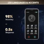 AI Language Translator Device, 2026 Upgraded VORMOR Translator No WiFi Needed, Support ChatGPT, Instant Two-Way 150 Languages Translation, Offline/Photo Translation for Business Travel