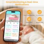 Simyke 1080P Smart Baby Monitor with AI Features