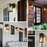 JOKAONOTL Dusk-to-Dawn Outdoor Wall Lights