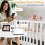 Simyke 1080P Smart Baby Monitor with AI Features