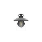 LUTEC Waterproof Matte Black Wall Lantern Sconce