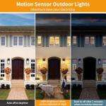 2 Pack Waterproof Motion Sensor Outdoor Lights