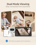 Simsky Smart Baby Monitor with AI Tracking