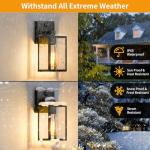 2 Pack Waterproof Motion Sensor Outdoor Lights