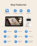 Simsky Smart Baby Monitor with AI Tracking