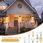 2 Pack Waterproof Motion Sensor Outdoor Lights